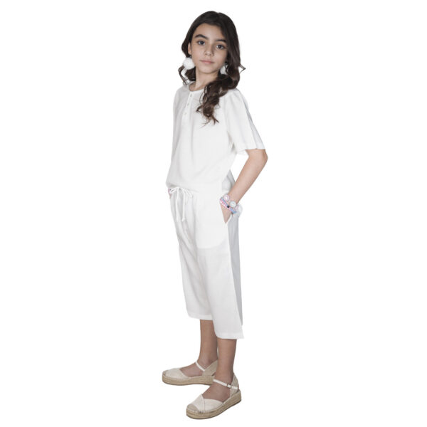 Kid’s Long Linen Pants - Image 3